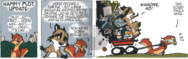 Over the Hedge on Monday January 26, 2009 Comic Strip