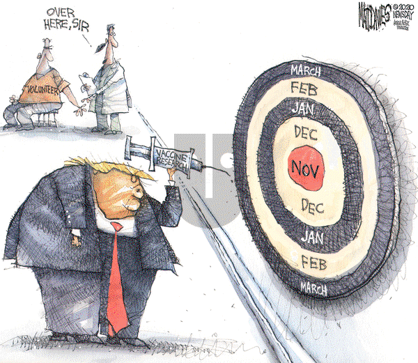 Matt Davies on Thursday September 3, 2020 Comic Strip