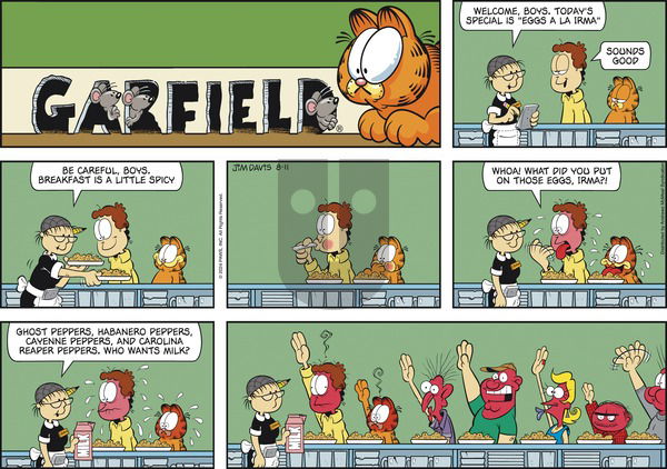 Garfield - Sunday August 11, 2024 Comic Strip