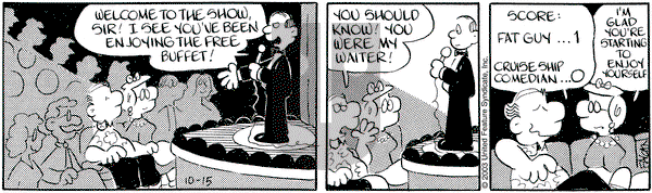 Drabble on Wednesday October 15, 2003 Comic Strip