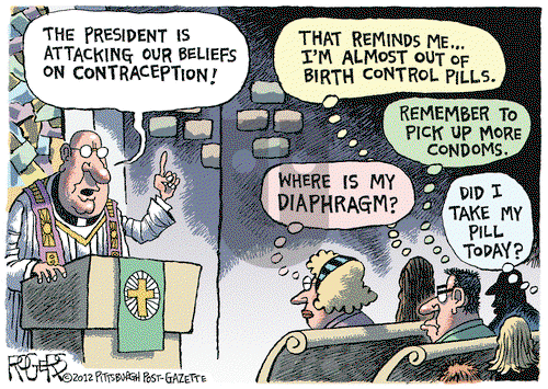 Rob Rogers - Thursday February 9, 2012 Comic Strip