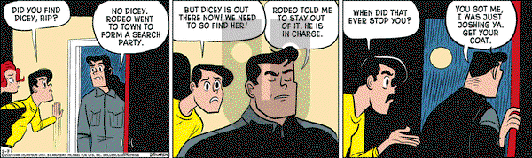Rip Haywire on Friday February 7, 2020 Comic Strip