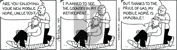 The Born Loser on Wednesday October 1, 2008 Comic Strip