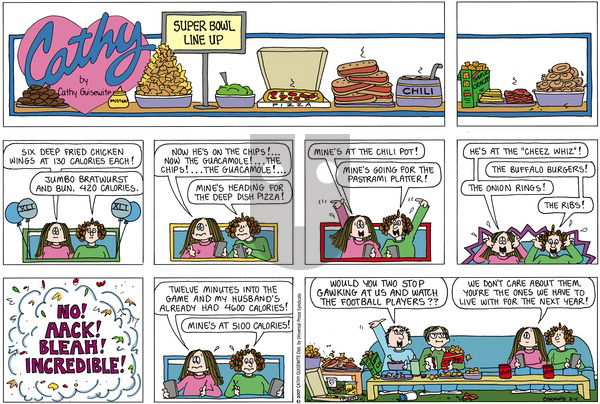 Cathy Classics on Sunday February 4, 2007 Comic Strip