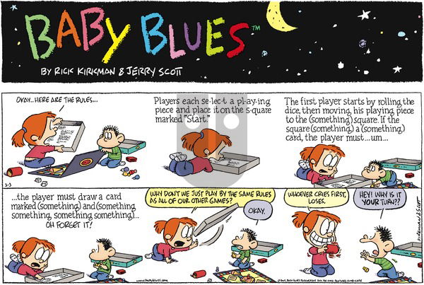 Baby Blues on Sunday March 3, 2002 Comic Strip