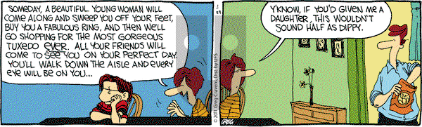 The Buckets on Monday January 24, 2011 Comic Strip