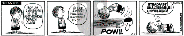 Peanuts on Saturday February 4, 1956 Comic Strip