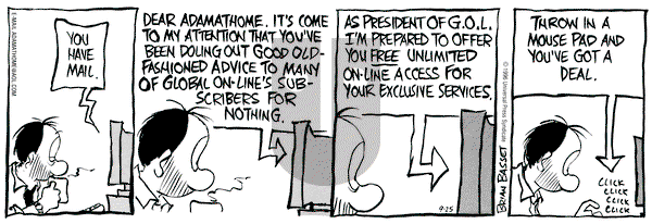 Adam@Home on Wednesday September 25, 1996 Comic Strip