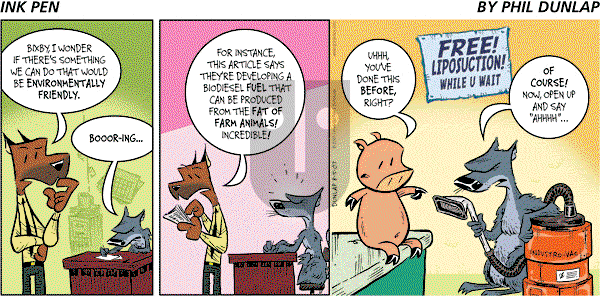 Ink Pen - Sunday August 5, 2007 Comic Strip