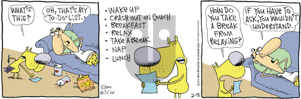 The Duplex on Thursday February 13, 2014 Comic Strip