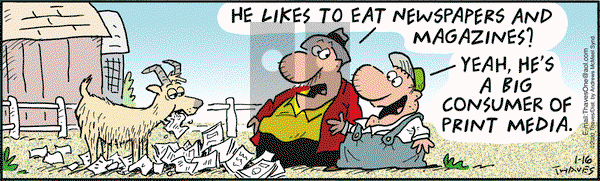 Frank and Ernest on Thursday January 16, 2020 Comic Strip