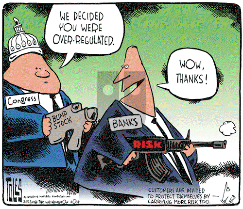 Tom Toles on Monday March 19, 2018 Comic Strip