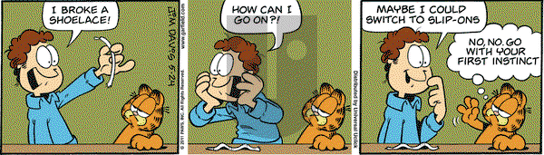 Garfield on Tuesday May 24, 2011 Comic Strip