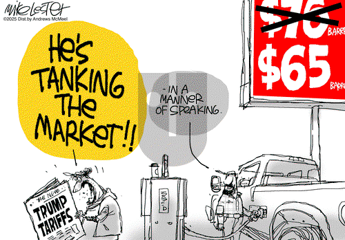 Mike Lester on Friday April 11, 2025 Comic Strip