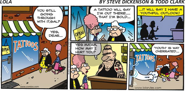 Lola on Sunday April 29, 2007 Comic Strip