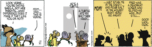 Over the Hedge on Wednesday October 31, 2007 Comic Strip