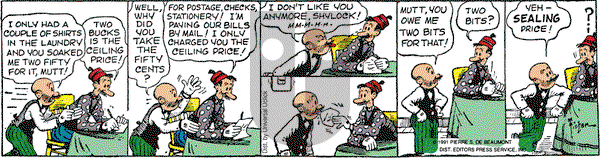 Mutt & Jeff - Monday October 24, 2011 Comic Strip