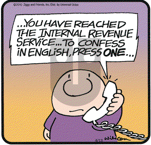 Ziggy on Tuesday April 13, 2010 Comic Strip