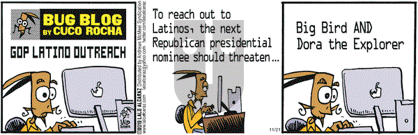 La Cucaracha on Tuesday November 21, 2017 Comic Strip