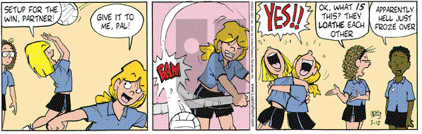 Luann on Wednesday March 12, 2003 Comic Strip