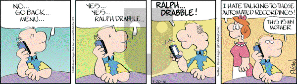 Drabble on Tuesday September 20, 2016 Comic Strip