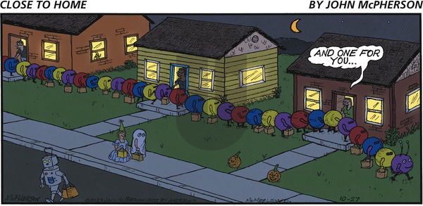 Close to Home on Sunday October 27, 2024 Comic Strip