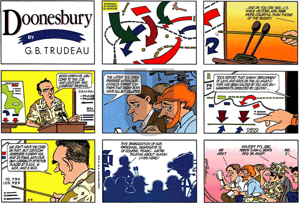 Doonesbury on Sunday March 3, 1991 Comic Strip