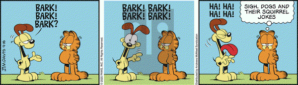 Garfield on Wednesday April 16, 2025 Comic Strip