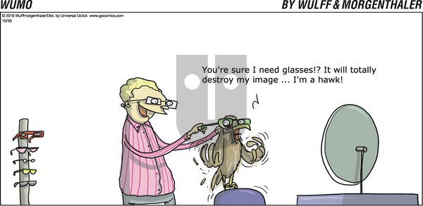 WuMo on Sunday October 30, 2016 Comic Strip