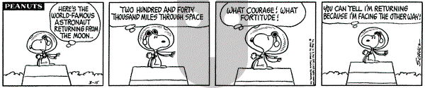 Peanuts on Wednesday August 20, 2003 Comic Strip