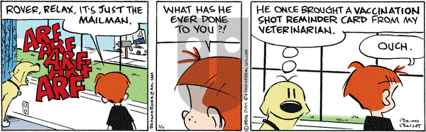 Red and Rover on Thursday March 14, 2013 Comic Strip