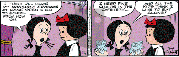 Nancy on Wednesday October 23, 2013 Comic Strip
