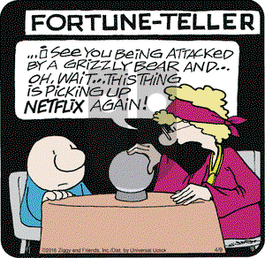Ziggy on Saturday April 9, 2016 Comic Strip