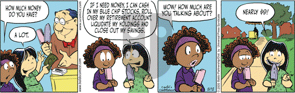 Baldo on Friday August 12, 2005 Comic Strip