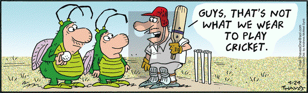 Frank and Ernest on Monday April 24, 2017 Comic Strip