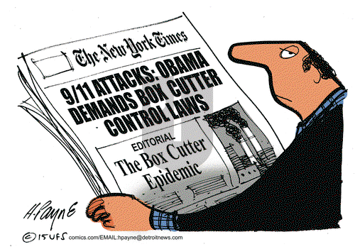 Henry Payne on Tuesday December 8, 2015 Comic Strip