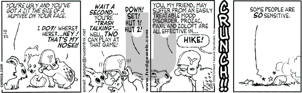 Over the Hedge on Tuesday October 22, 2002 Comic Strip