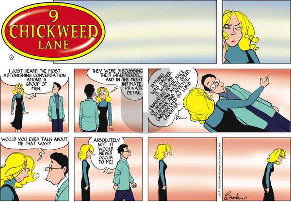 9 Chickweed Lane on Sunday July 17, 2016 Comic Strip