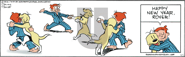Red and Rover on Friday January 1, 2021 Comic Strip