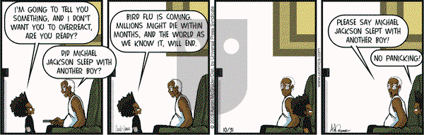 The Boondocks on Monday October 31, 2005 Comic Strip