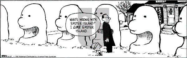 Calvin and Hobbes - Thursday February 27, 1992 Comic Strip