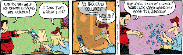 The Buckets on Monday June 28, 2010 Comic Strip