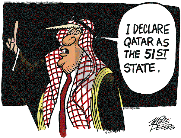 Mike Peters on Thursday May 15, 2025 Comic Strip