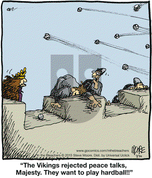 In the Bleachers on Tuesday July 30, 2013 Comic Strip