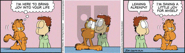Garfield on Friday August 24, 2018 Comic Strip