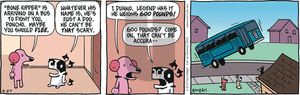 Pooch Cafe on Monday April 27, 2015 Comic Strip