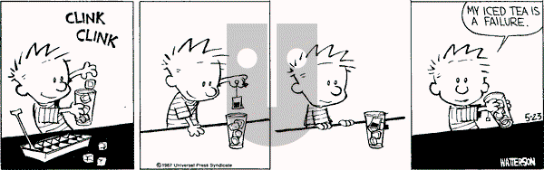 Calvin and Hobbes - Saturday May 23, 1987 Comic Strip