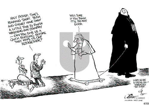 Pat Oliphant on Thursday August 21, 2008 Comic Strip