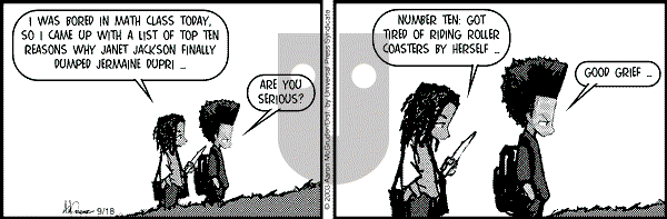 The Boondocks on Thursday April 21, 2011 Comic Strip