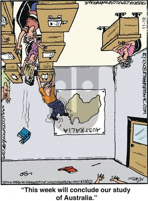 Close to Home on Monday November 19, 2018 Comic Strip